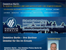 Tablet Screenshot of detektive-berlin.eu
